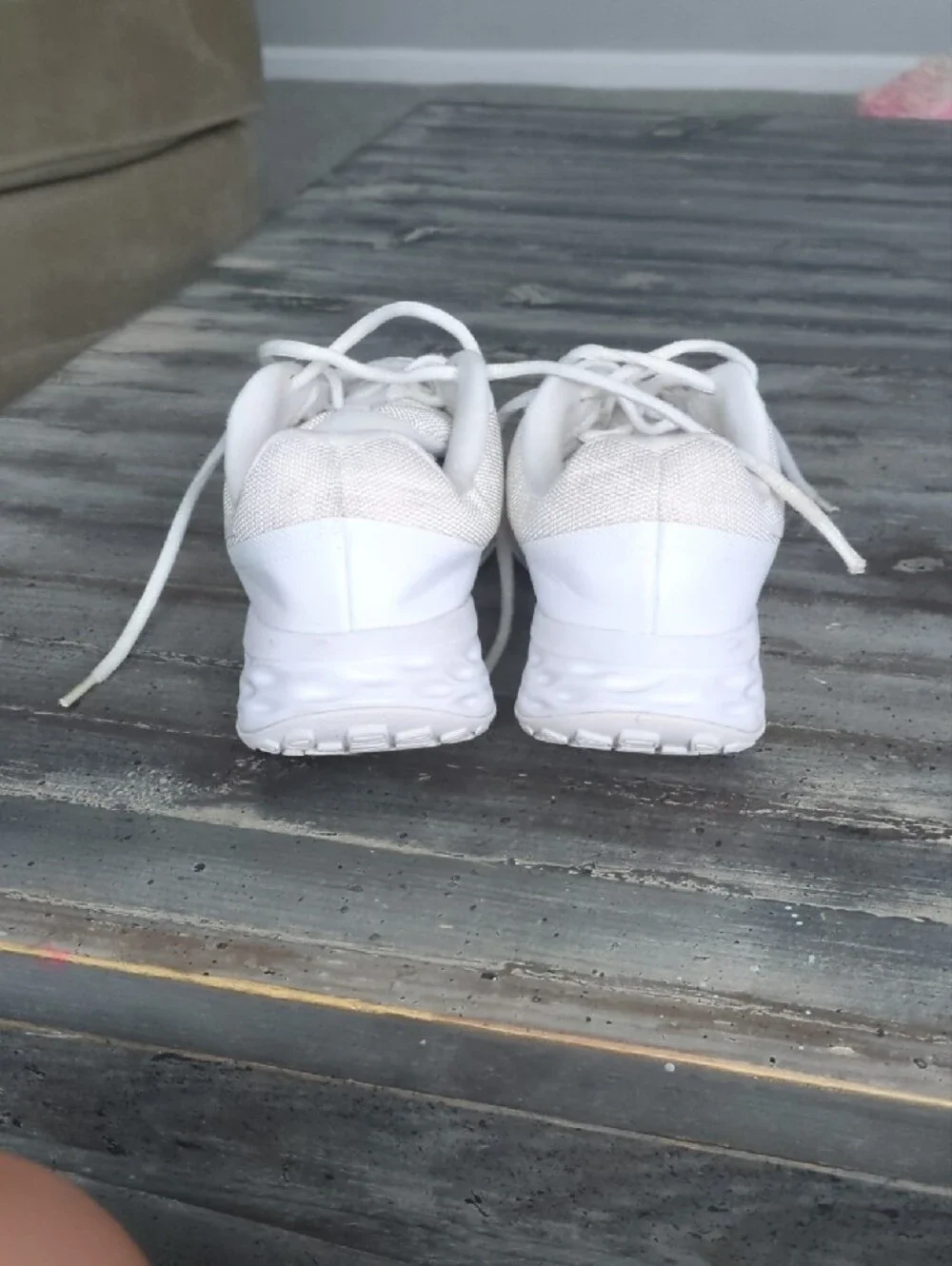 White Nike Revolution 6 Next Nature